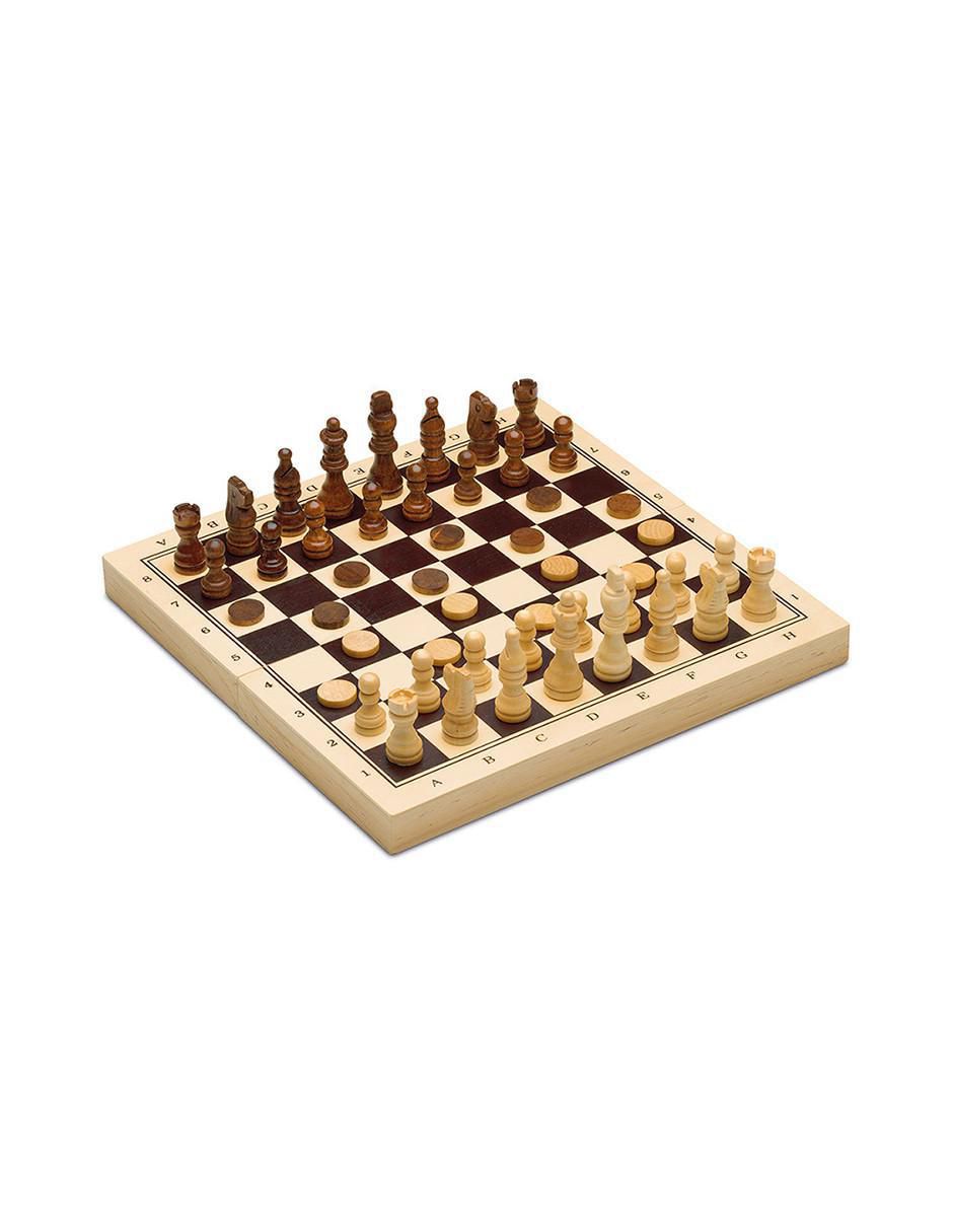 Set de 3 Juegos Ajedrez, Damas, Backgammon 3
