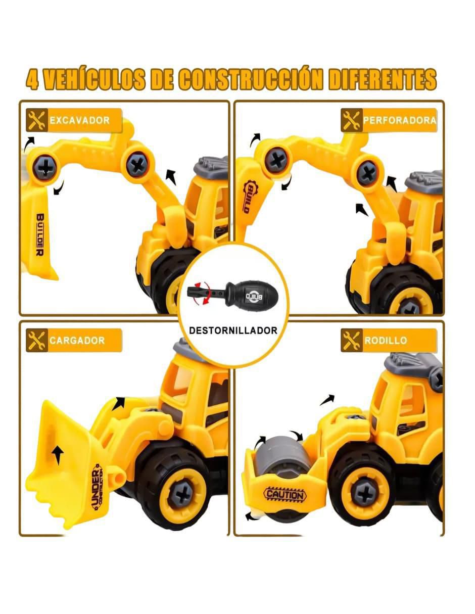 Excavadora auto de juguete 2