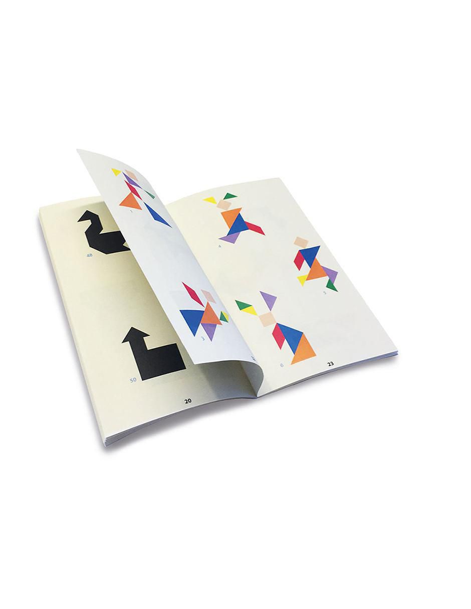 Tangram de Madera 124C Multicolor Con caja de Metal para viaje 3