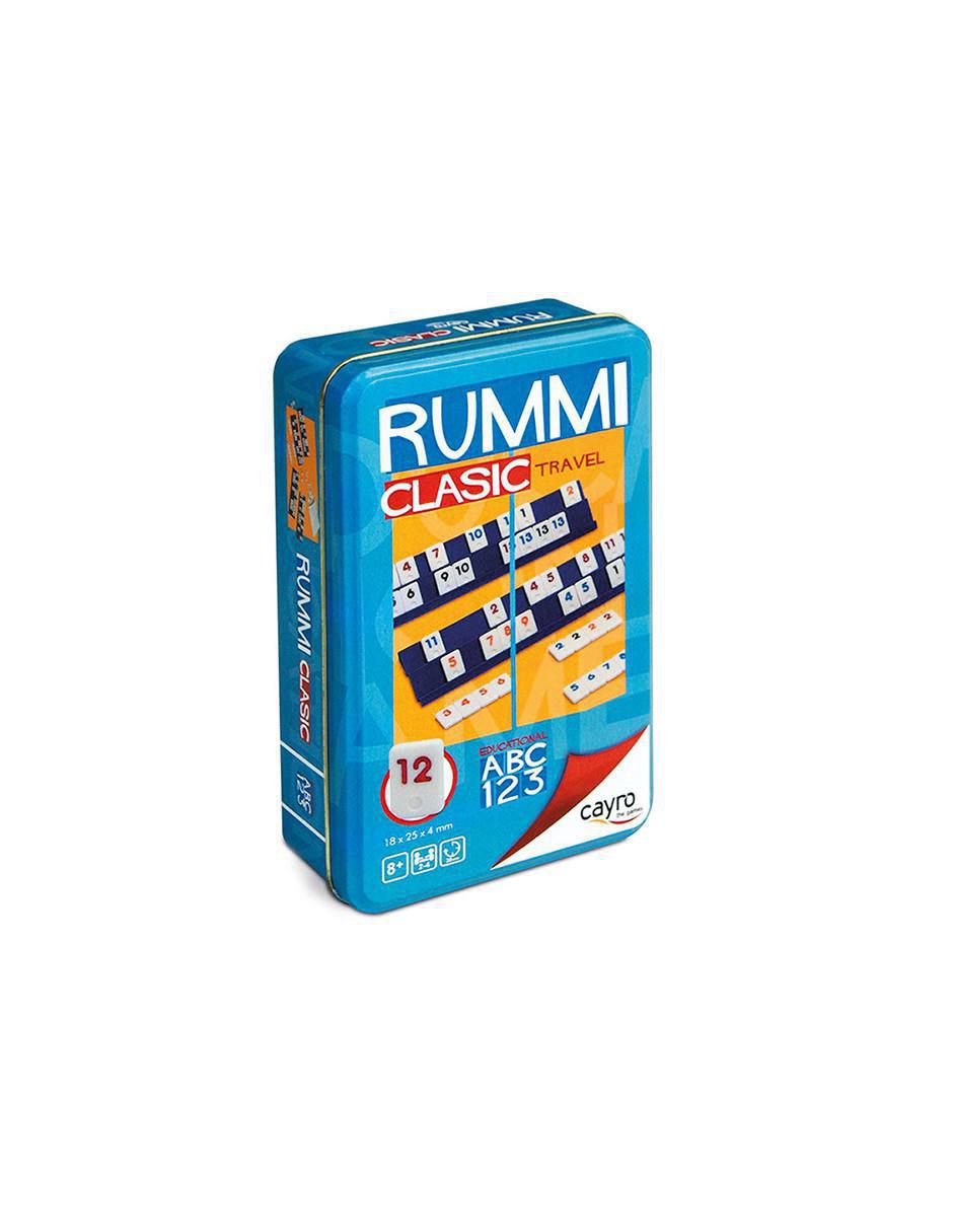 Rummy Clasico 755C Color Blanco Con caja de Metal para viaje 2