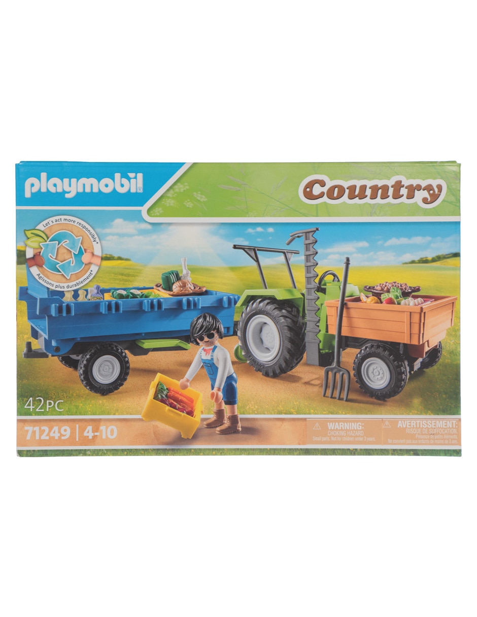 Country Tractor con remolque 4