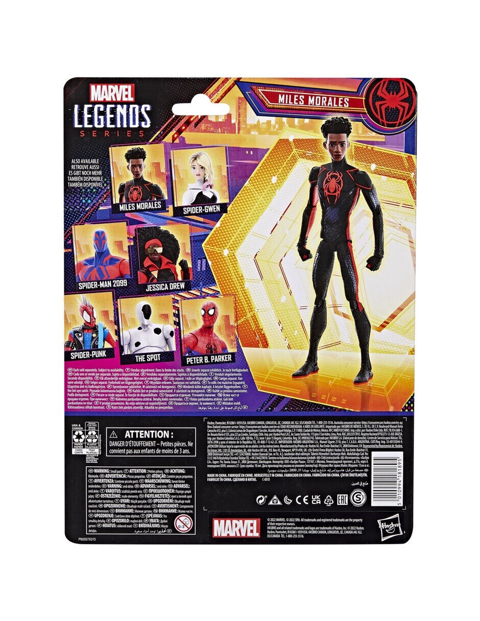 Figura de acción Marvel Miles Morales 10