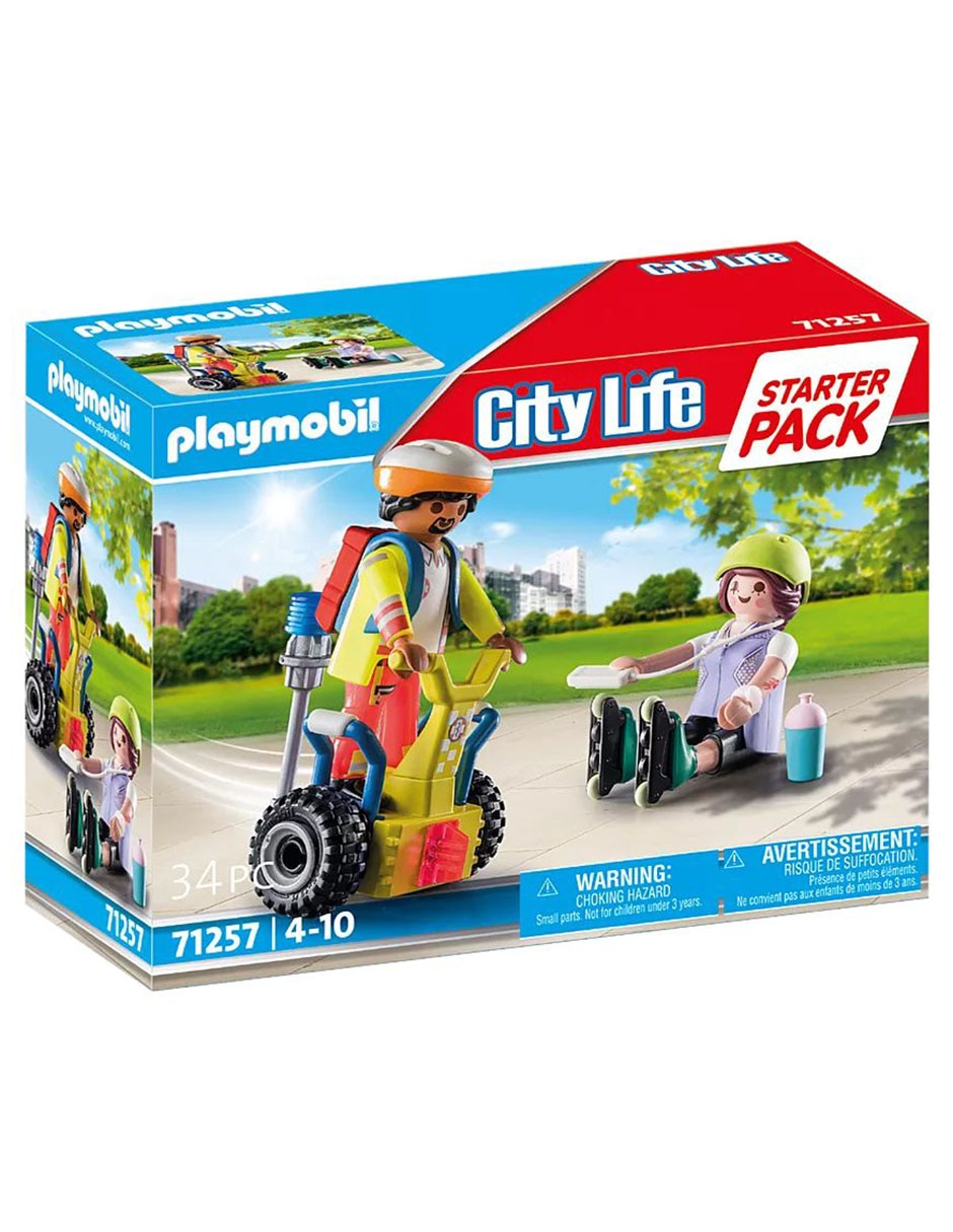 Starter Pack Rescate con Balance Racer 71257 City Life 3