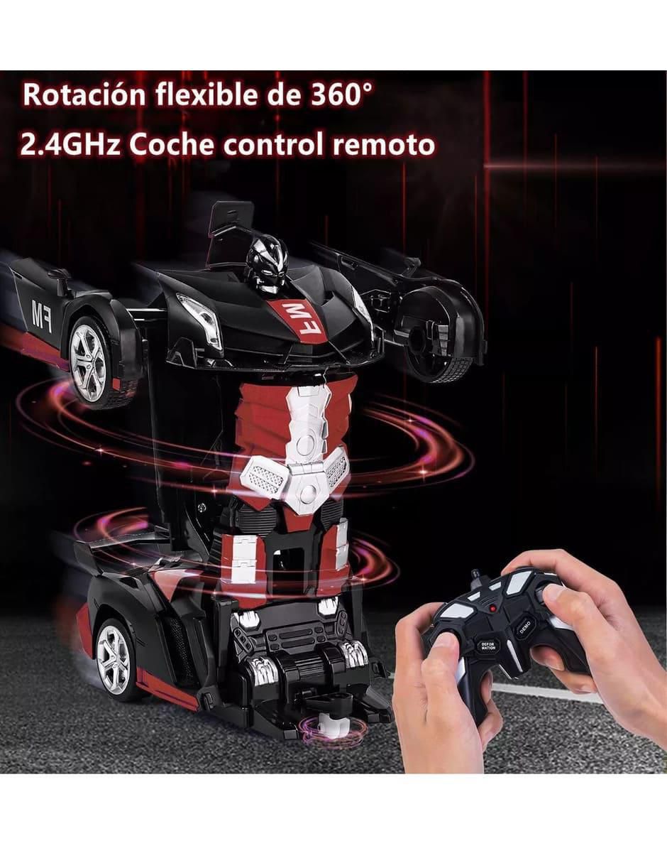 Automóvil convertible coche control remoto transformers 3