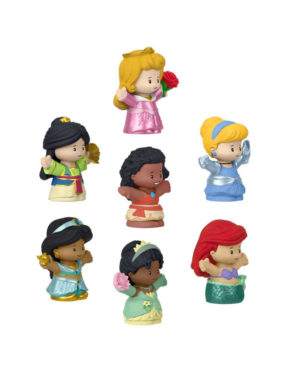 Set figuras Little People Disney Princess 4