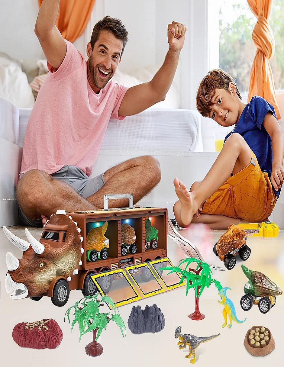 Camión transportador dinosaurios 4