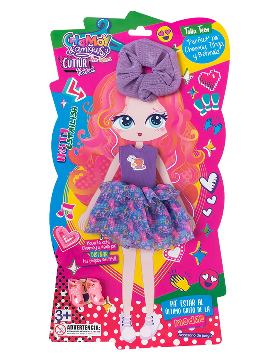 Ropa y accesorio de muñeca Vestido floral con olanes 6