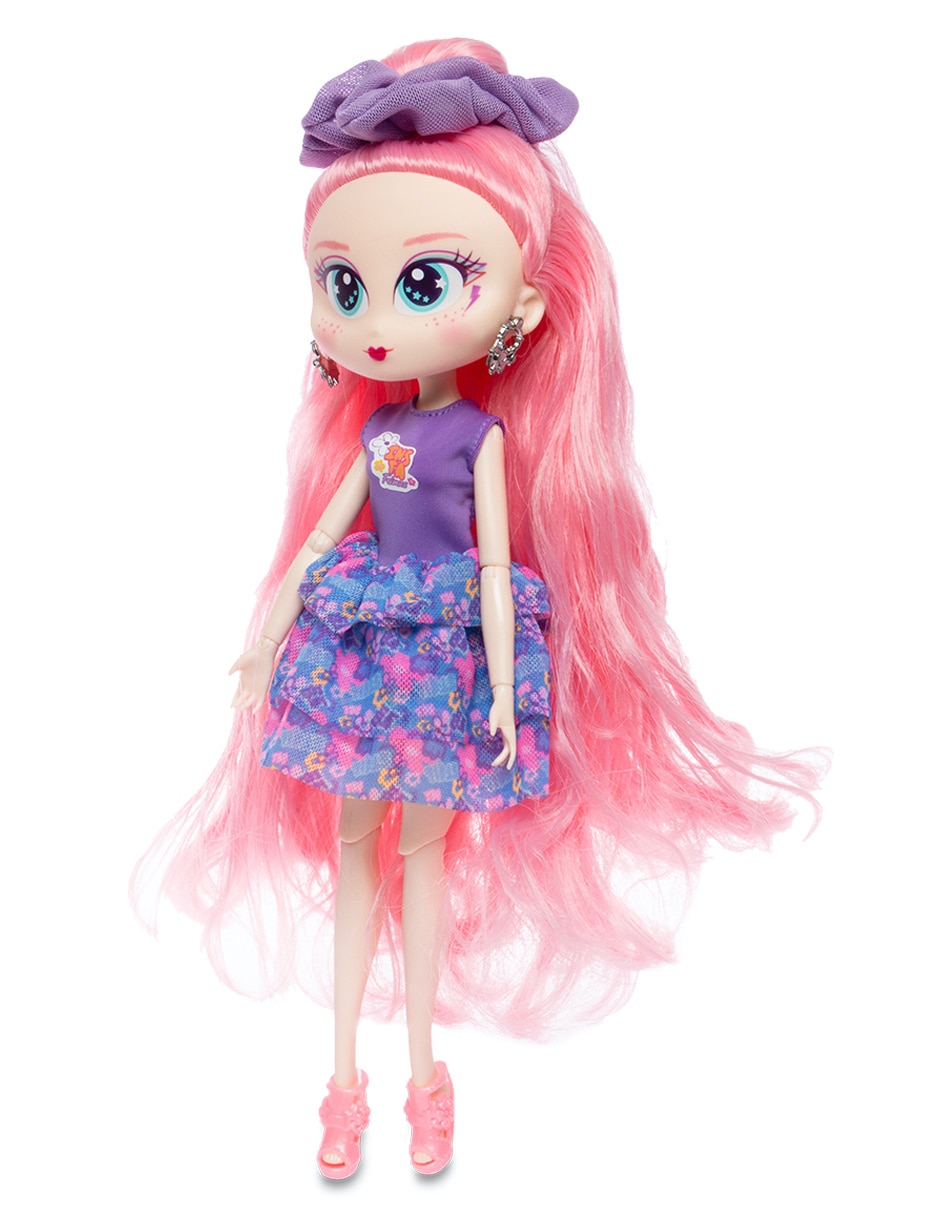 Ropa y accesorio de muñeca Vestido floral con olanes 9