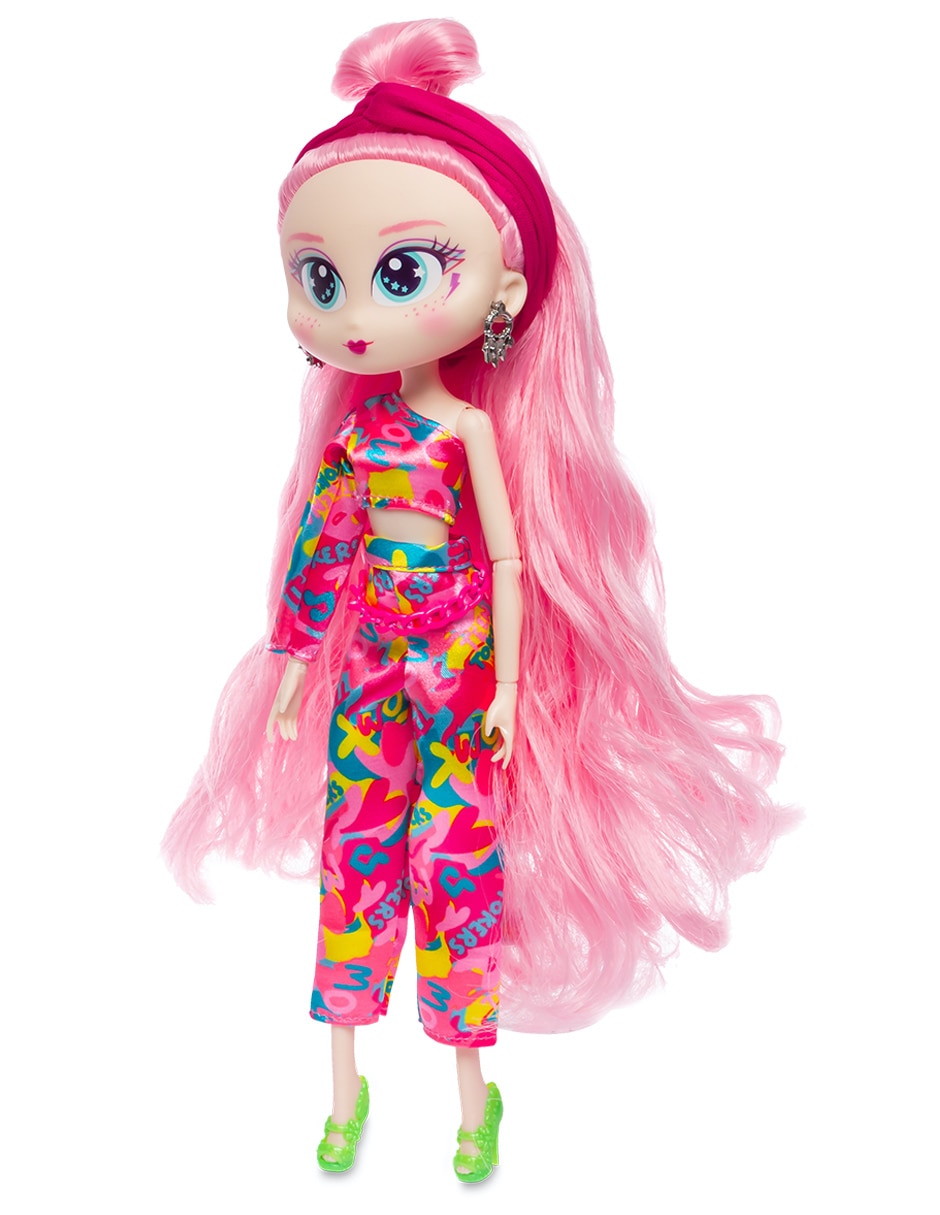 Ropa y accesorio de muñeca Conjunto blusa y pantalón estampado 9