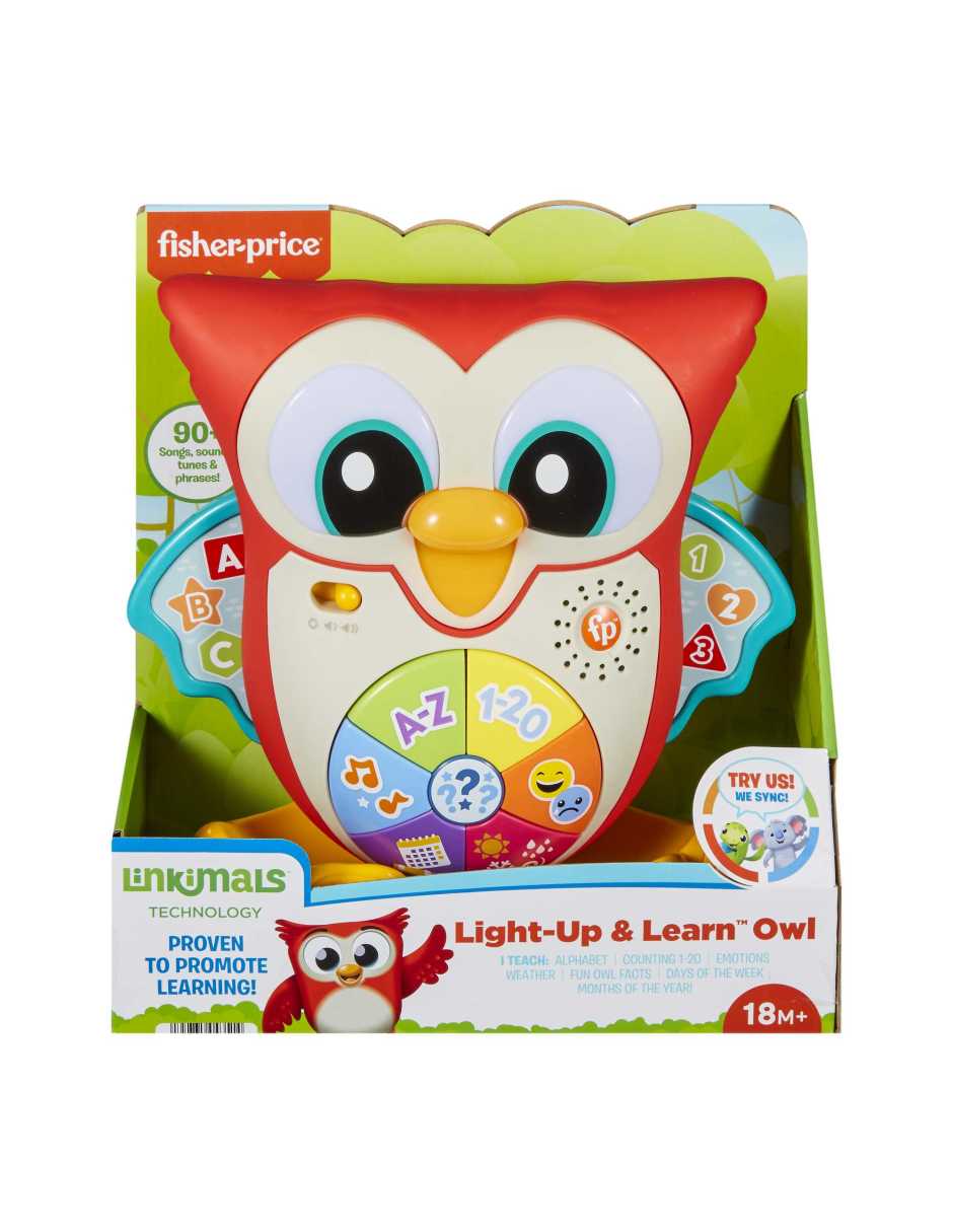 Búho Ojos Luminosos Linkimals juego electrónico infantil unisex 4