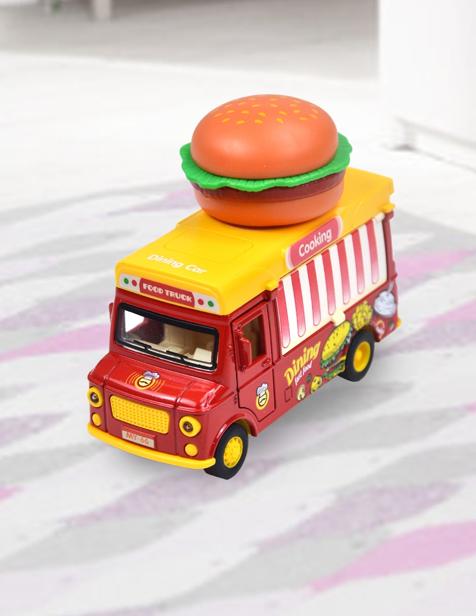 Vehículo a escala camión de hamburguesas 6