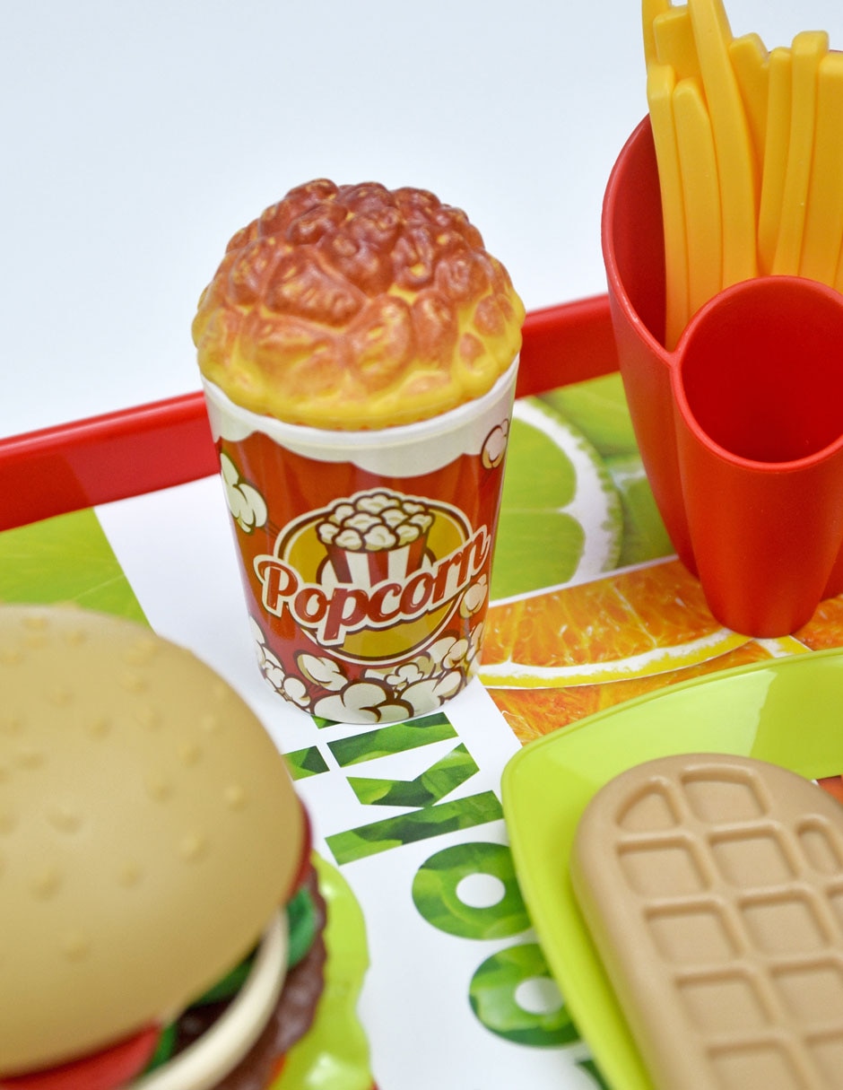 Juego de rol comida Toy Town Hamburger Play Set Liverpool