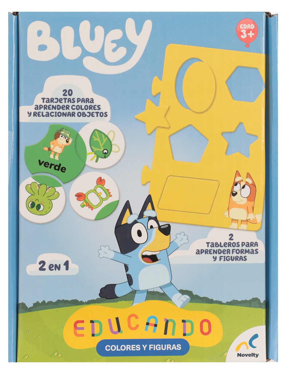 Educando Colores y Figuras Bluey