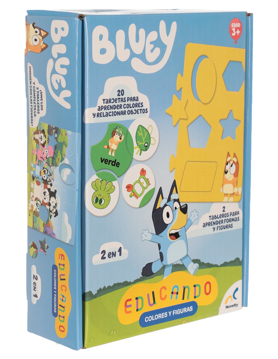 Educando Colores y Figuras Bluey 2