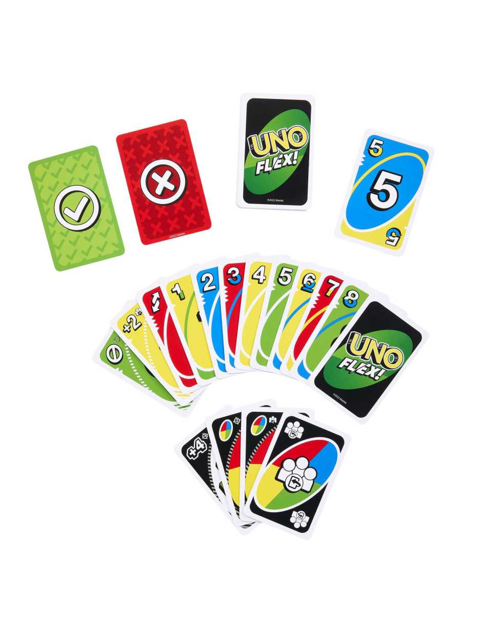 Juego de cartas flex con cartas especiales Flex 6