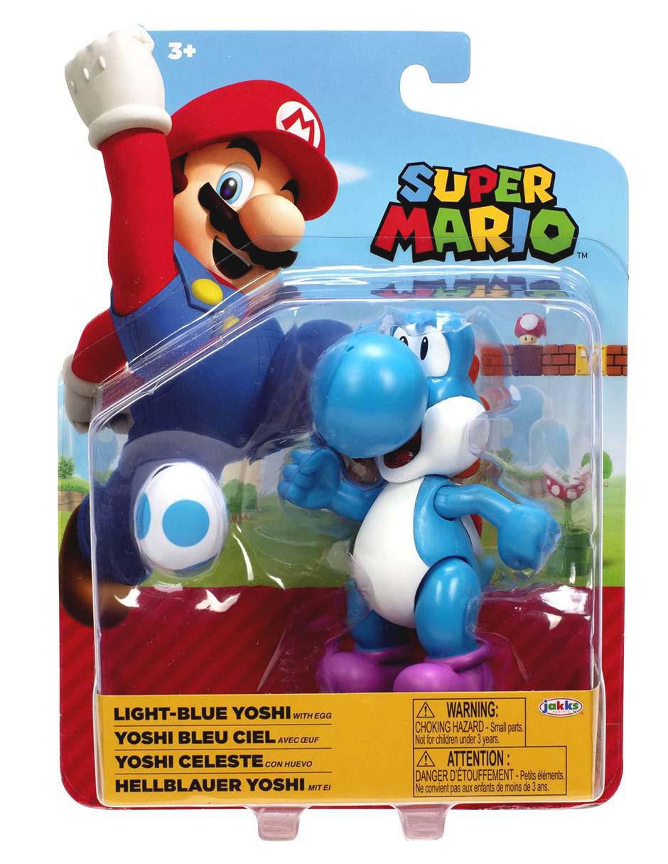 Boneco Yoshi 23cm Articulado Super Mario Bros Coleção Nintendo