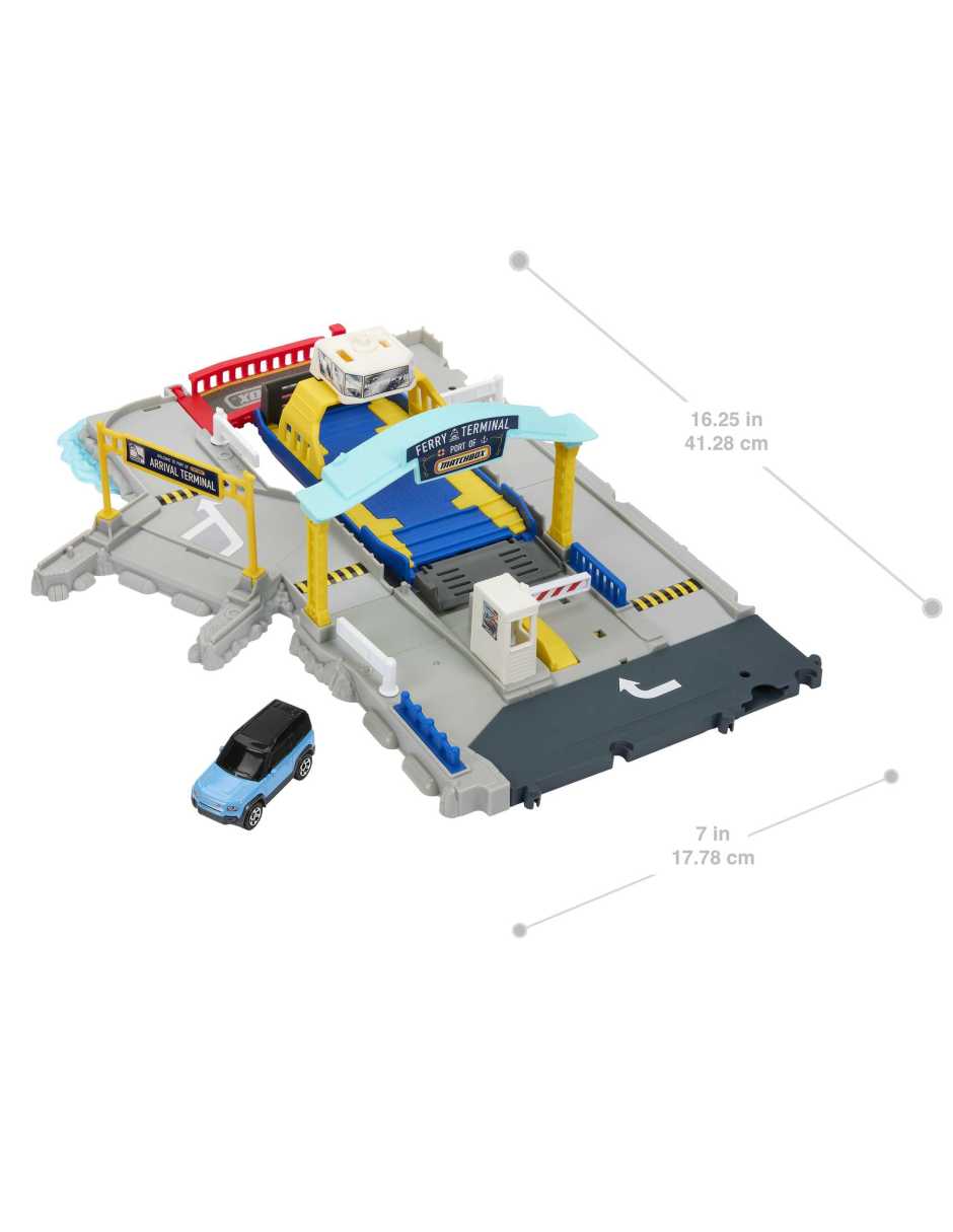 Automóvil matchbox ferry port 3