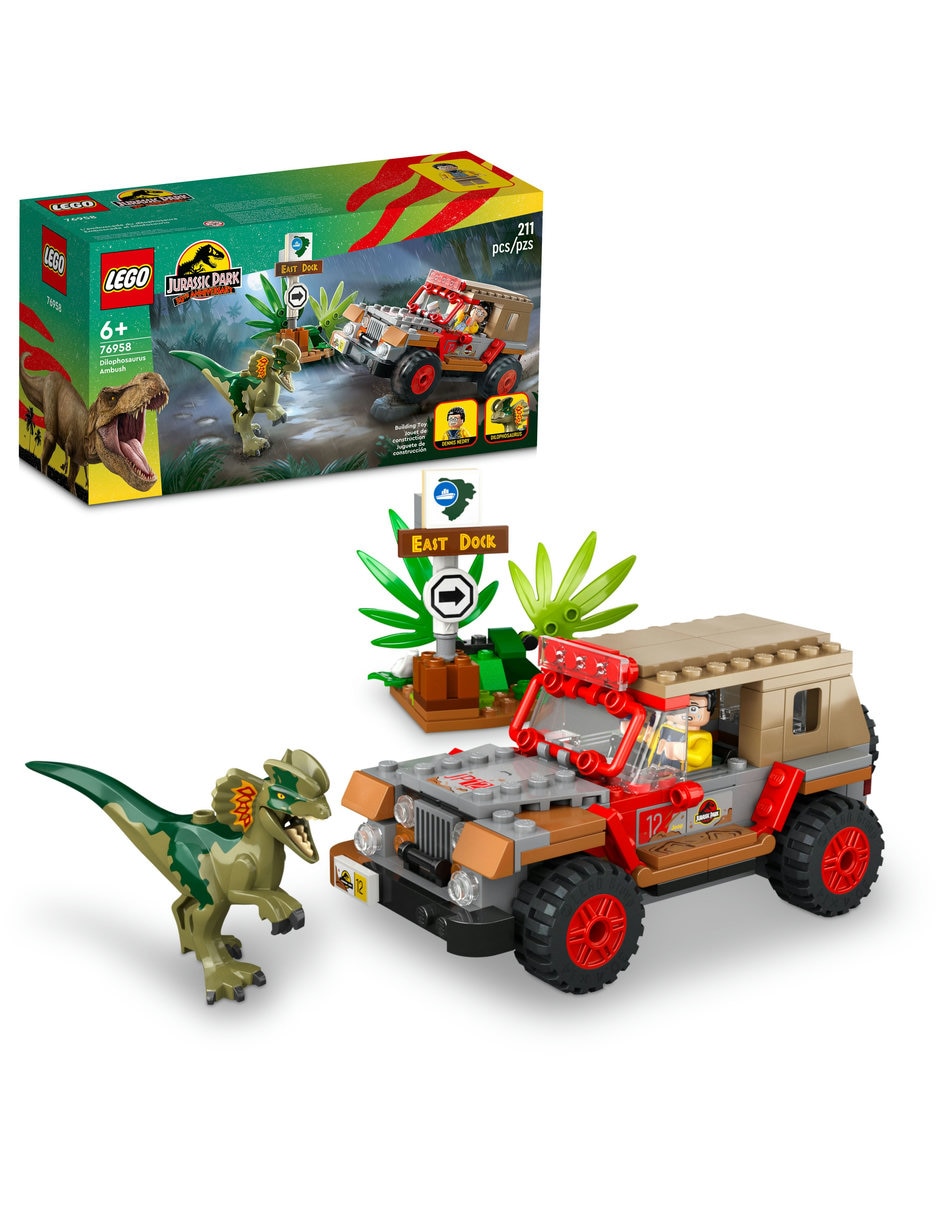 Set construcción Lego Jurassic World™ Emboscada al Dilofosaurio