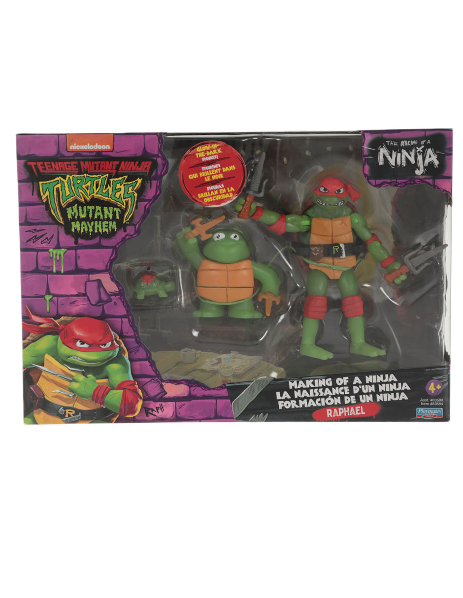 TMNT Mutant Mayhem Glow-in-the-Dark Making of A Ninja Action Figures -You  Choose