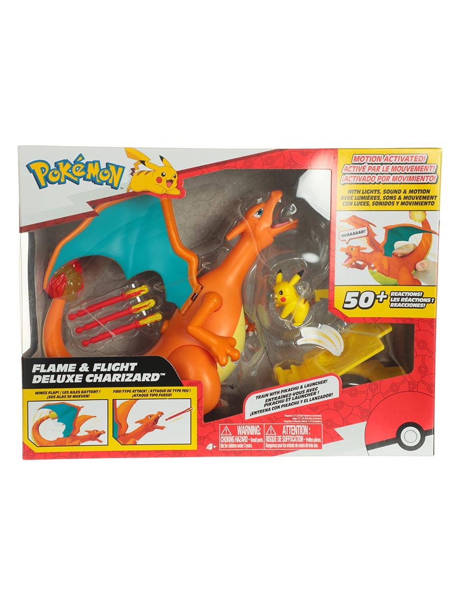 Set figuras acción Pokémon deluxe con movimiento y sonido 4