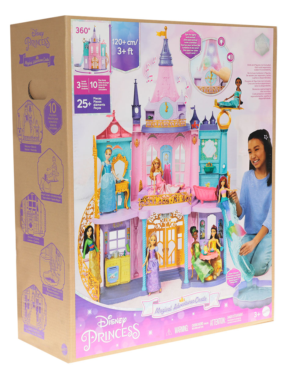Casa para muñeca Princesas Castillo de Aventuras Mágicas 2