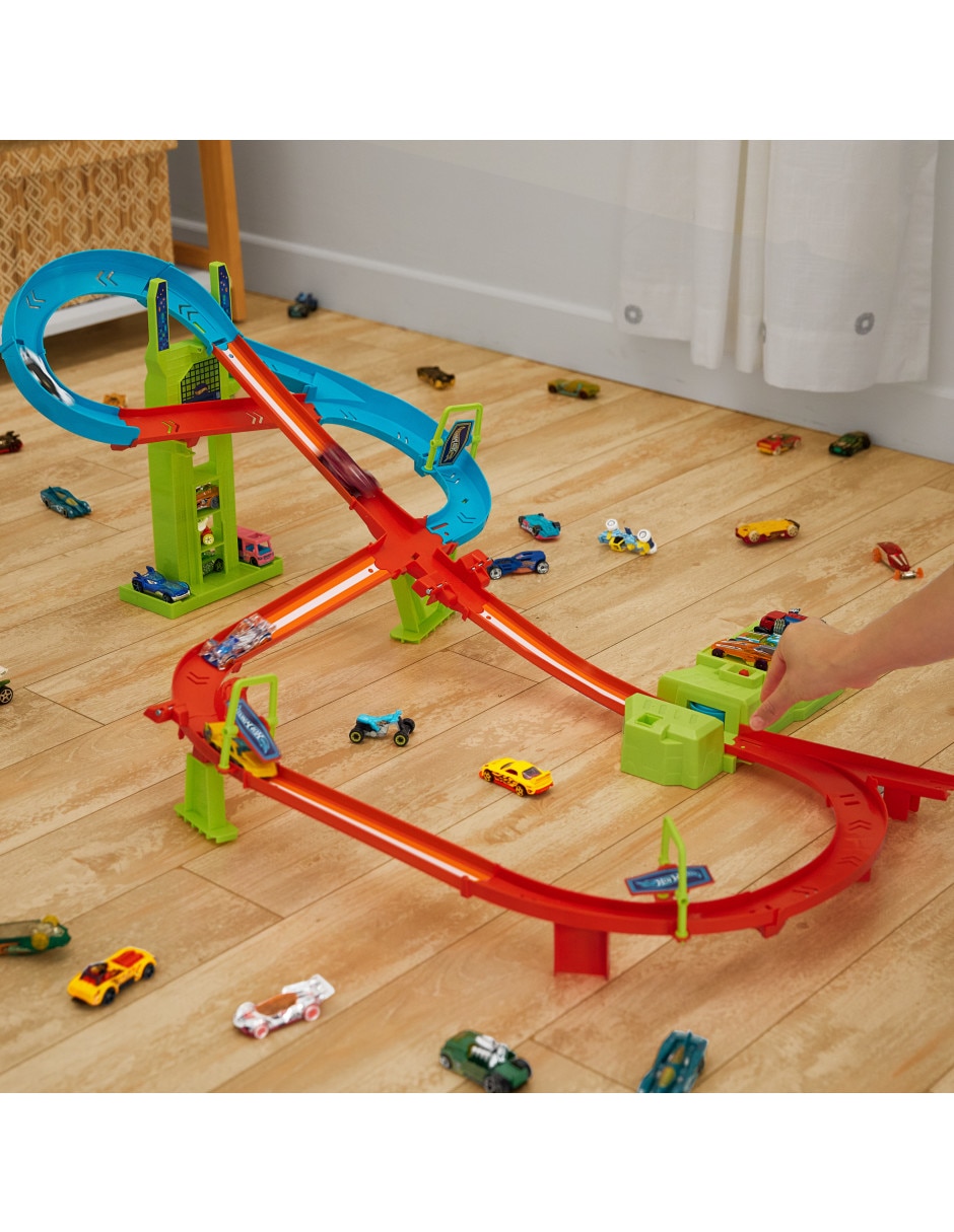 Pista armable Circuito neón de alta velocidad 8
