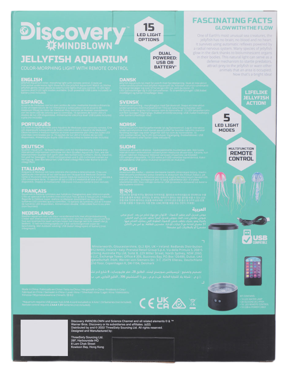 Lámpara de lava Jellyfish Aquarium 4