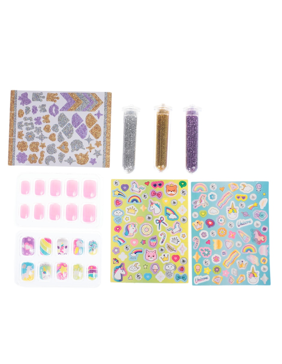 Set de uñas Love Unicorn Nail Art
