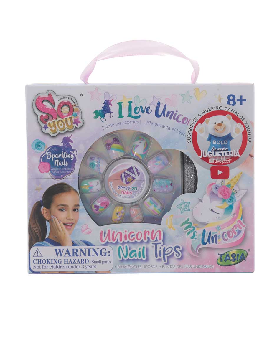 Set de uñas Unicorn Nail Tips 2