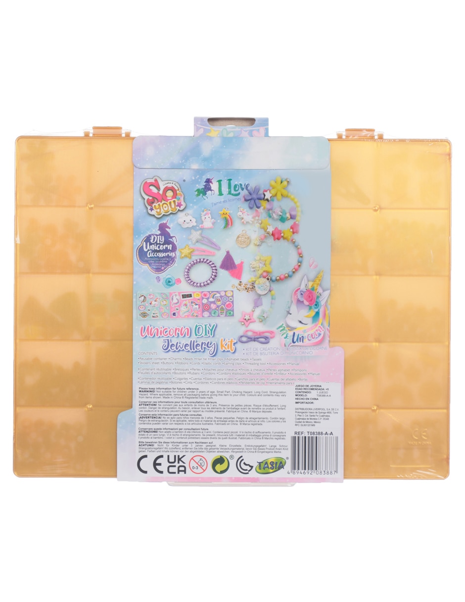 Kit de bisutería Diy Unicornio 4