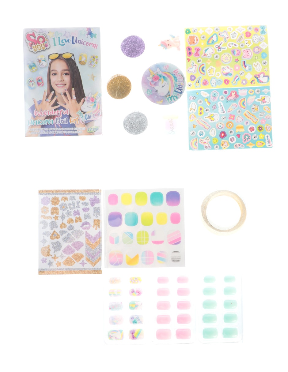 Set de uñas Wonderful Unicorn Nail Art