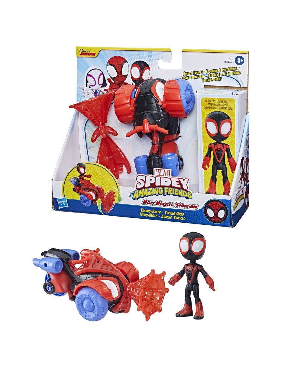 Spiderman Amazing Friends, Moto con Personaggio - The Toys Store