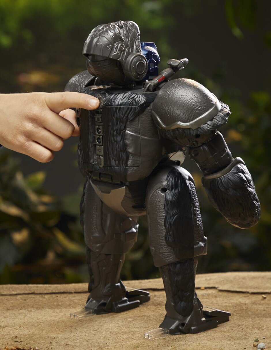 Figura de acción Transformers Rise Of The Beasts con movimiento y sonido articulada 12
