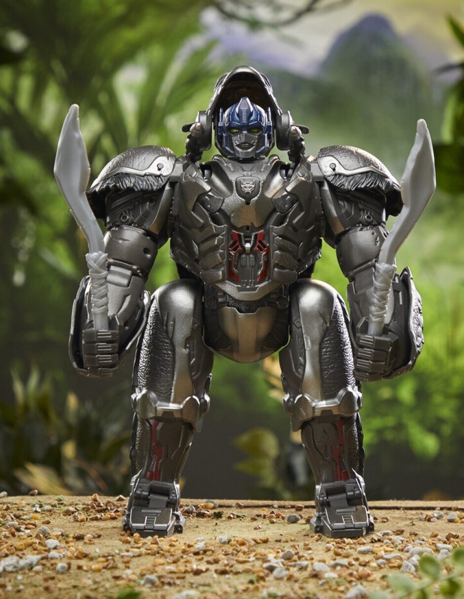 Figura de acción Transformers Rise Of The Beasts con movimiento y sonido articulada 13
