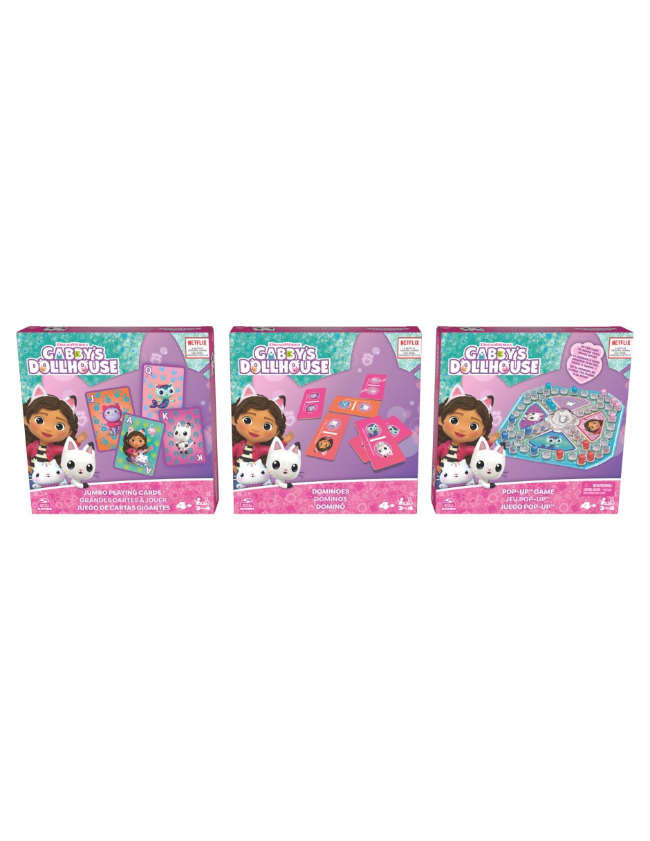 GDH Trio de juegos Gabby's Dollhouse juegos de mesa 5