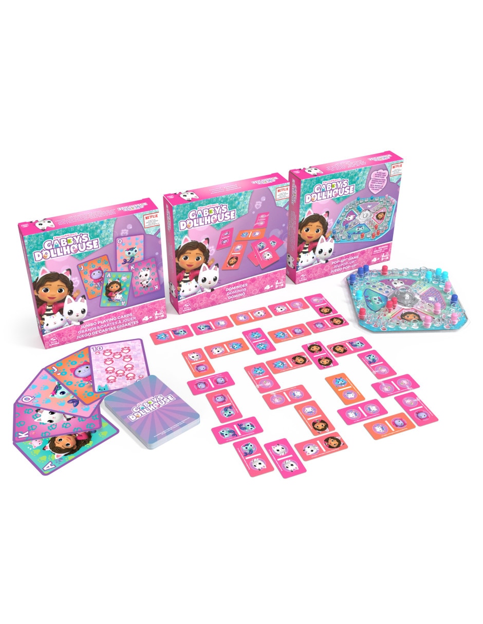 GDH Trio de juegos Gabby's Dollhouse juegos de mesa 6