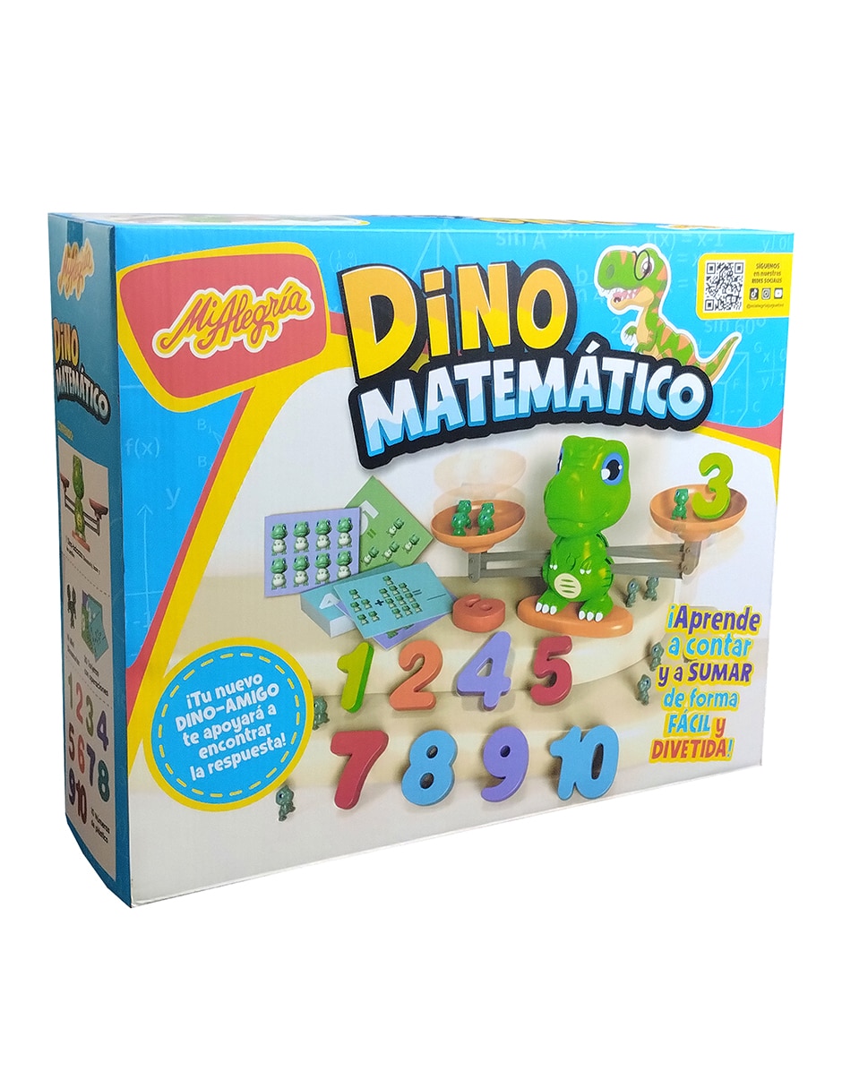 Dino matemático Juego de Aprendizaje Lógico Matemático 3