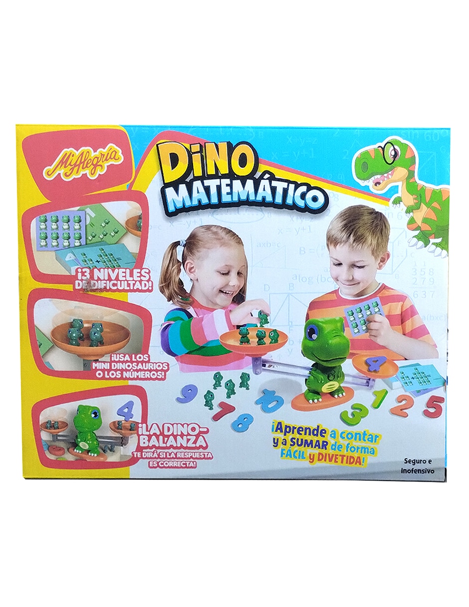 Dino matemático Juego de Aprendizaje Lógico Matemático 4