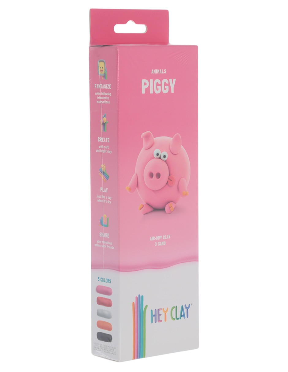 Arcilla para modelar cerdito 2