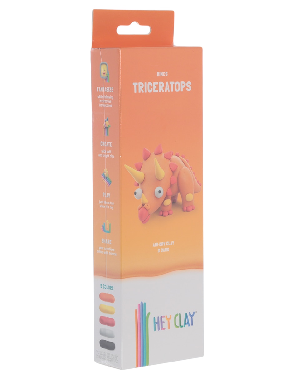 Arcillas Para Modelar Dino Triceratops 2