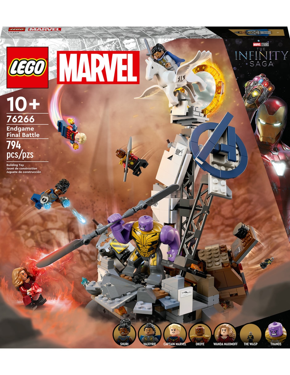 Bloques Lego Super Heroes Marvel Batalla Final de Endgame con 794 piezas