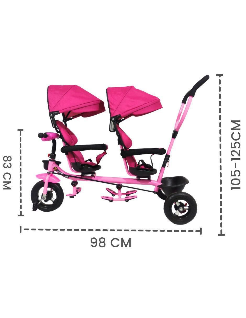 Triciclo rodada 10 Gemelar Doble unisex 9