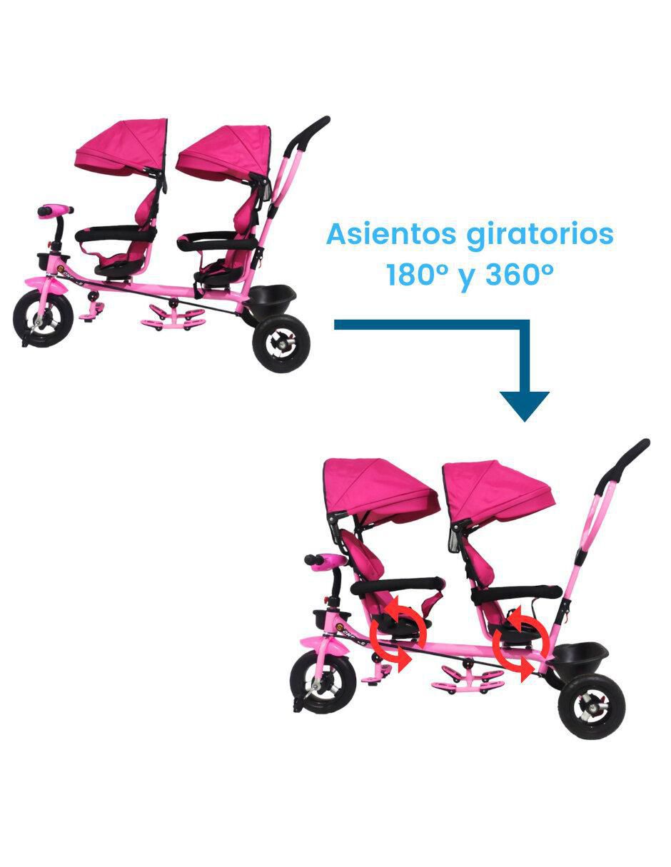 Triciclo rodada 10 Gemelar Doble unisex 4