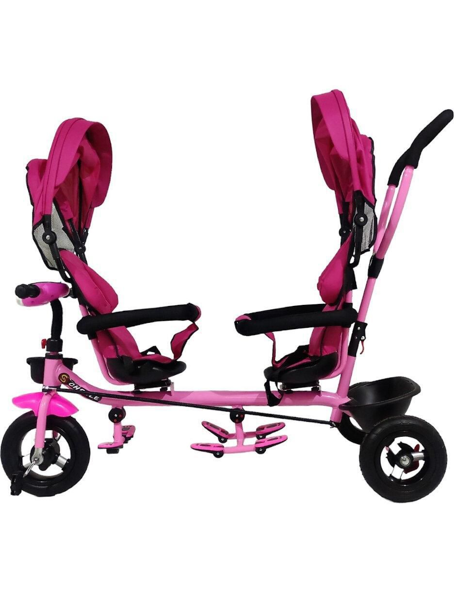 Triciclo rodada 10 Gemelar Doble unisex 7