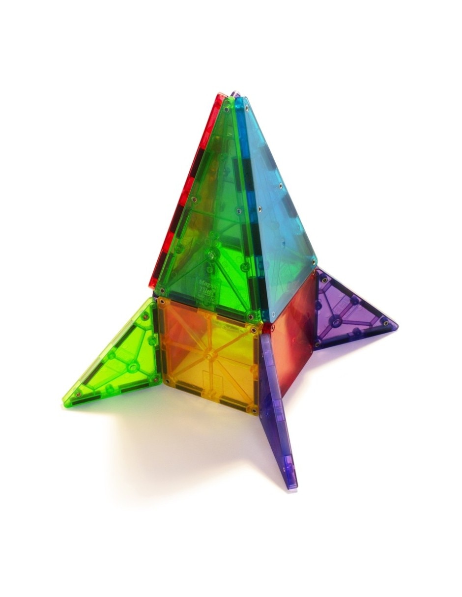 Magna tiles original 02132 Clear Colors 3