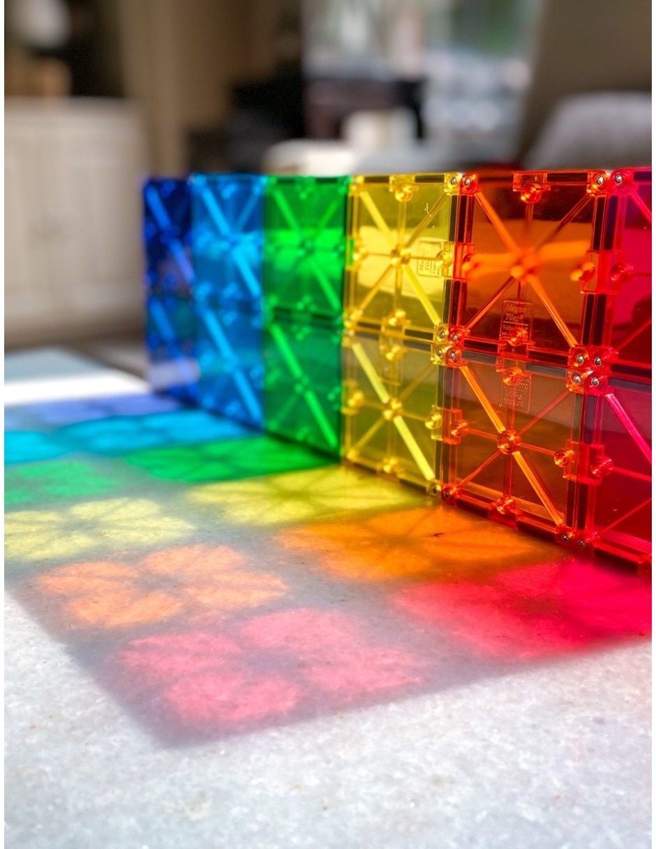 Magna tiles original 02132 Clear Colors 6