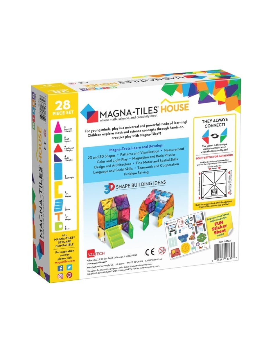 Magna-Tiles House 18332 Mixed Colors 7