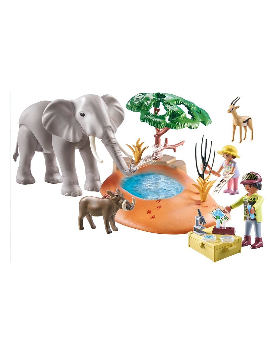 Elephant (with Water Shoot Mechanism) At The Water Hole-Wiltopia 2023 B 5