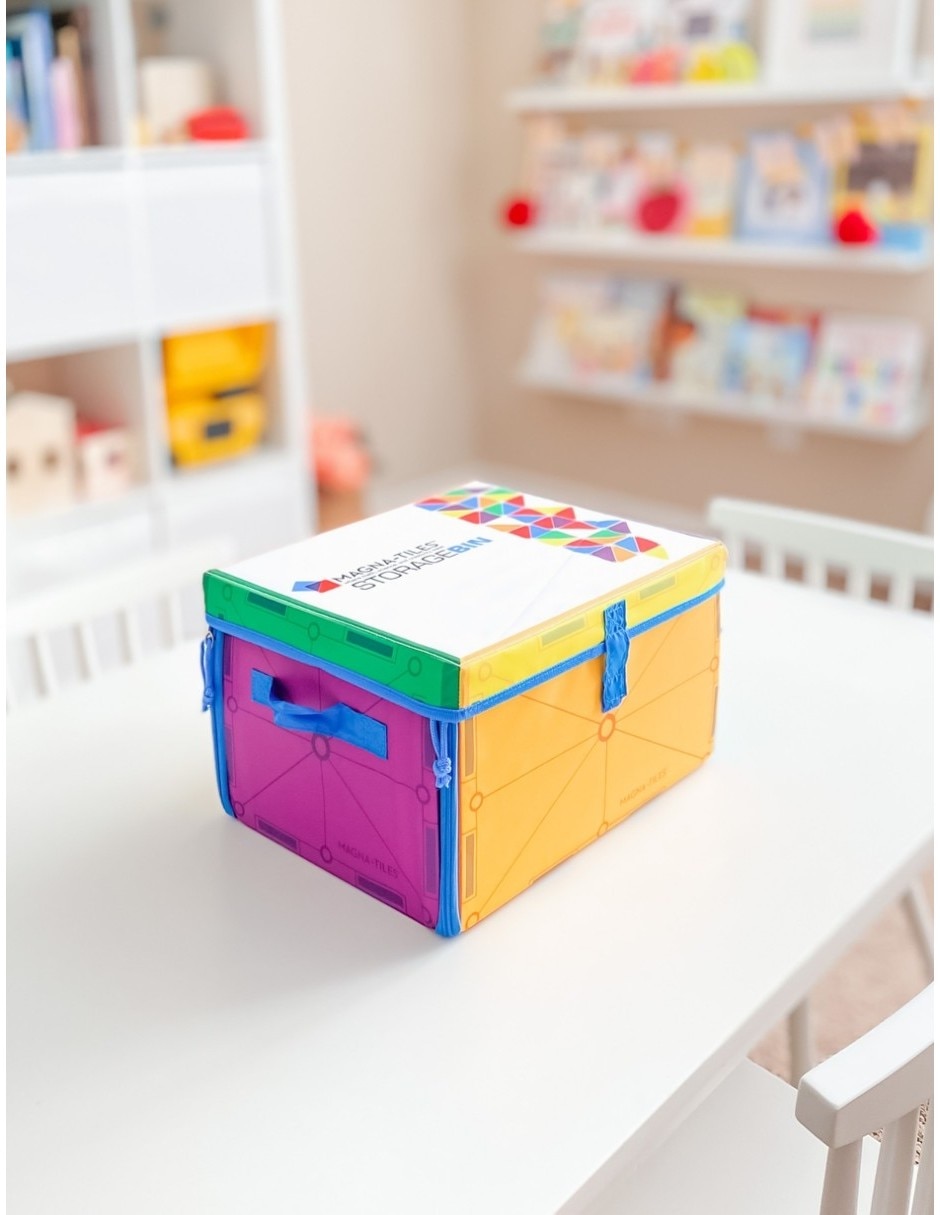 Set construcción Cesta de almacenaje y tapete de juego 2 en 1 con 1 pieza 2