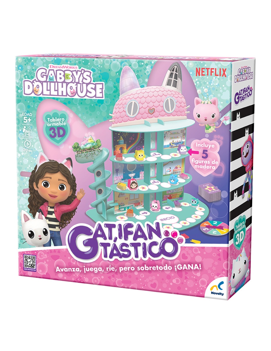 Juego de mesa infantil Gatifantástico Gabby's Dollhouse 3